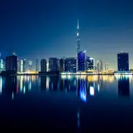 Dubai at night