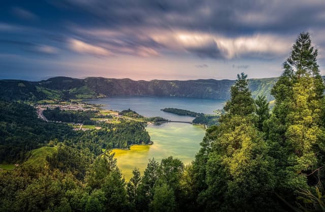 Lake Sete Cidades in the Azores