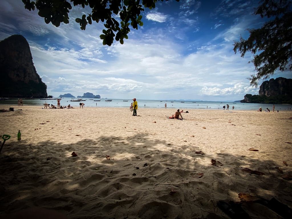 Railey beach in Krabi county